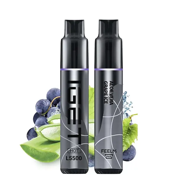 Aloe Vera Grape Ice – IGET HOT 5500 Puffs IGET Hot — buy IGET vape online in Australia