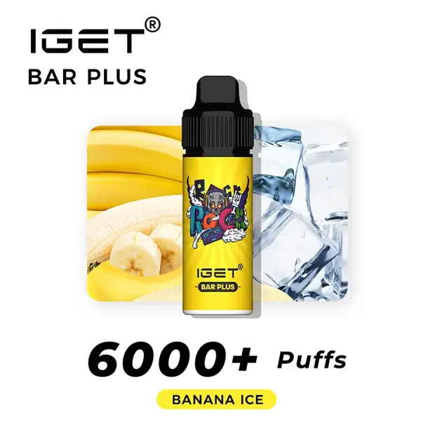 Banana Ice – IGET Bar Plus 6000 Puffs IGET Bar Plus — buy IGET vape online in Australia