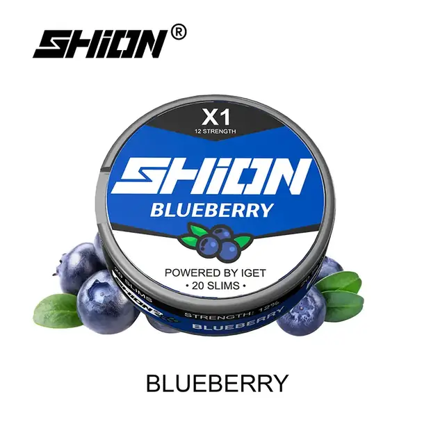 Blueberry Ice – IGET SHION X1 Nicotine Pouch 12mg IGET Shion X1 Nicotine Pouch — buy IGET vape online in Australia