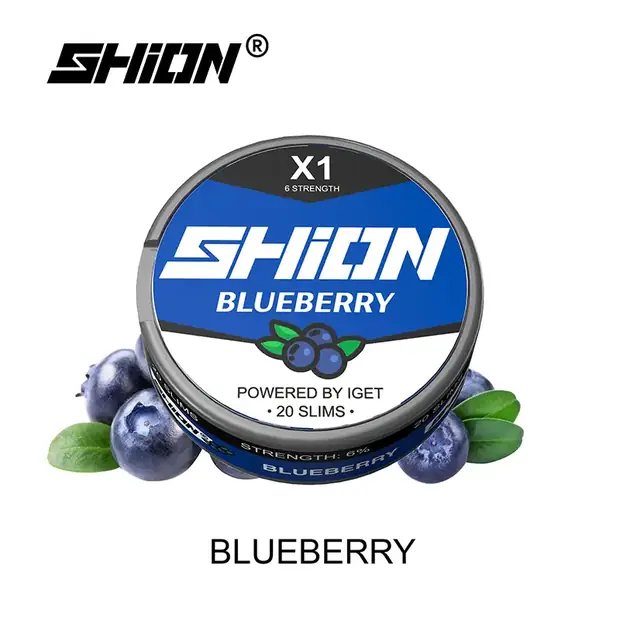 Blueberry Ice – IGET SHION X1 Nicotine Pouch 6mg IGET Shion X1 Nicotine Pouch — buy IGET vape online in Australia