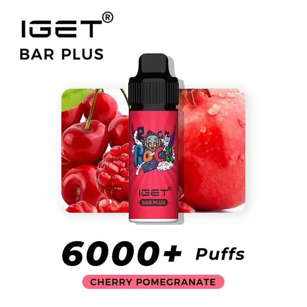 Cherry Pomegranate – IGET Bar Plus 6000 Puffs IGET Bar Plus — buy IGET vape online in Australia