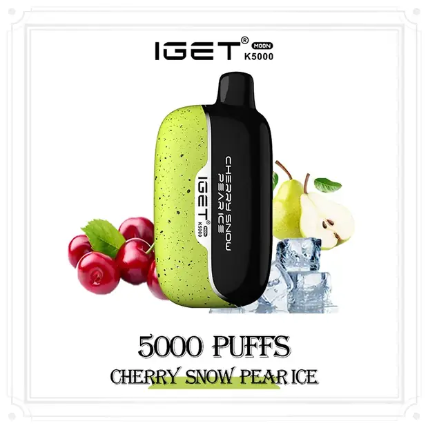Cherry Snow Pear Ice – IGET Moon 5000 Puffs IGET Moon — buy IGET vape online in Australia