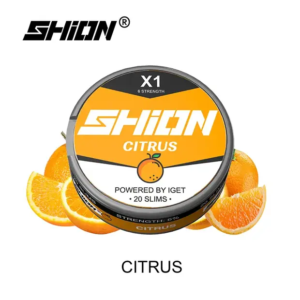 Citrus – IGET SHION X1 Nicotine Pouch 6mg IGET Shion X1 Nicotine Pouch — buy IGET vape online in Australia