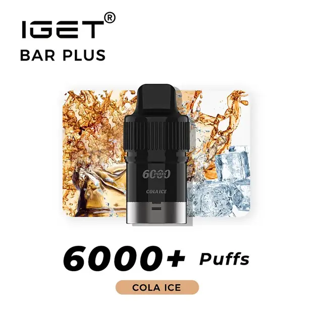 Cola Ice – IGET Bar Plus Pod 6000 Puffs IGET Bar Plus Pod 6000 Puffs — buy IGET vape online in Australia