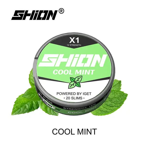 Cool Mint – IGET SHION X1 Nicotine Pouch 12mg IGET Shion X1 Nicotine Pouch — buy IGET vape online in Australia