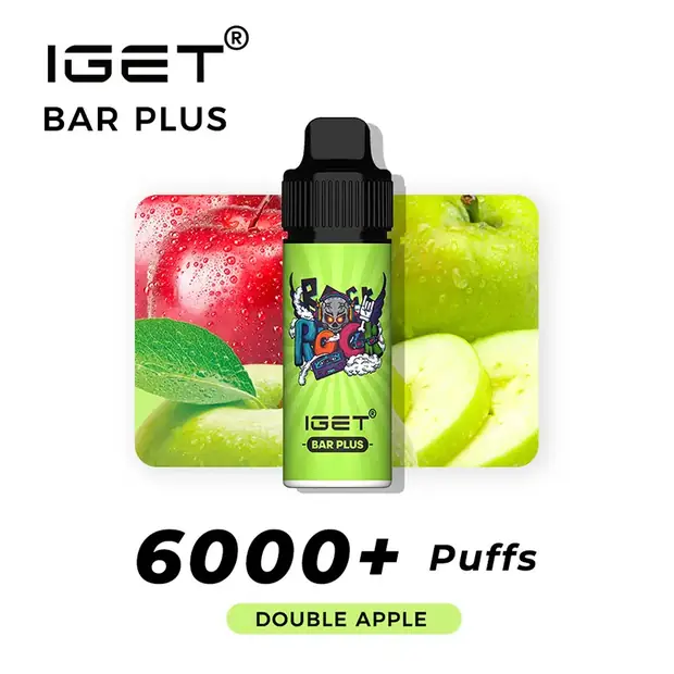Double Apple – IGET Bar Plus 6000 Puffs IGET Bar Plus — buy IGET vape online in Australia