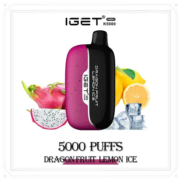 Dragon Fruit Lemon Ice – IGET Moon 5000 Puffs IGET Moon — buy IGET vape online in Australia