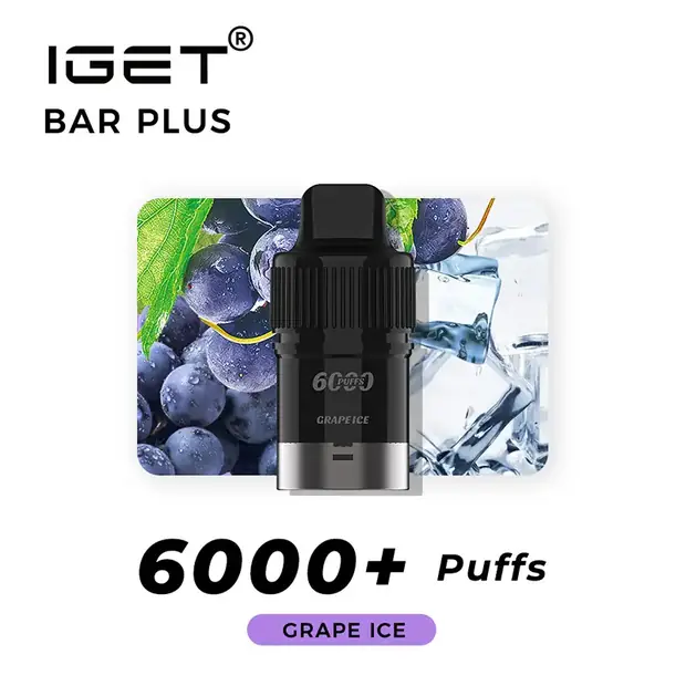 Grape Ice – IGET Bar Plus Pod 6000 Puffs IGET Bar Plus Pod 6000 Puffs — buy IGET vape online in Australia
