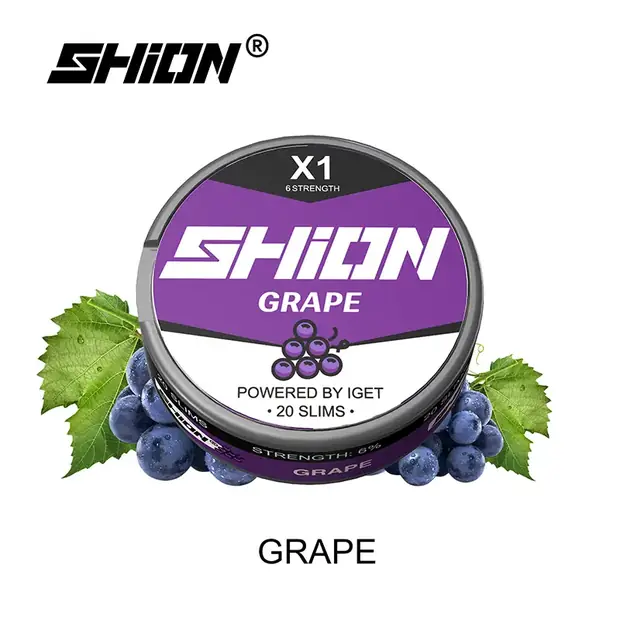 Grape – IGET SHION X1 Nicotine Pouch 6mg IGET Shion X1 Nicotine Pouch — buy IGET vape online in Australia