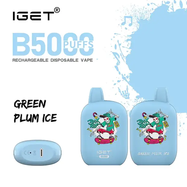 Green Plum Ice – IGET B5000 IGET B5000 — buy IGET vape online in Australia