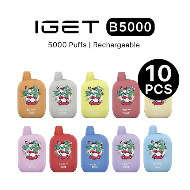 IGET B5000 Box Mixed Flavours (10PCS) IGET Wholesale — buy IGET vape online in Australia
