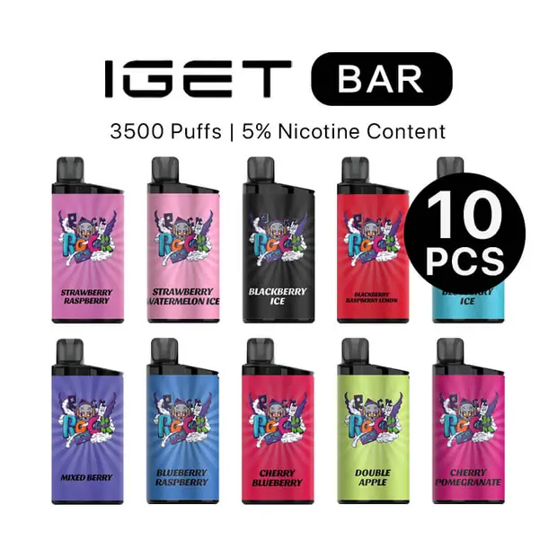 IGET Bar Box Mixed Flavours (10PCS) IGET Wholesale — buy IGET vape online in Australia