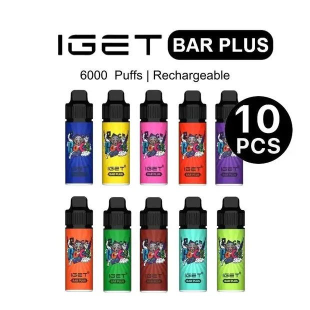 IGET Bar Plus Box Mixed Flavours (10PCS) IGET Wholesale — buy IGET vape online in Australia