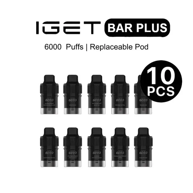 IGET Bar Plus Pod Box Mixed Flavours (10PCS) IGET Wholesale — buy IGET vape online in Australia