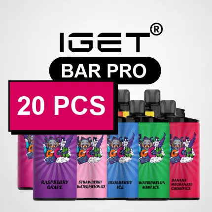 IGET Bar Pro Wholesale 20 Pcs IGET Wholesale — buy IGET vape online in Australia