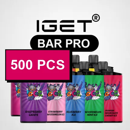 IGET Bar Pro Wholesale 500 Pcs IGET Wholesale — buy IGET vape online in Australia