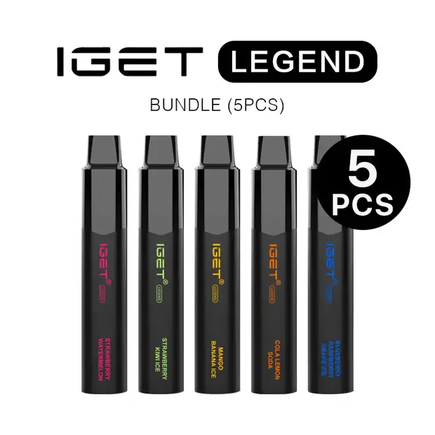 IGET Legend Bundle (5PCS) IGET Legend — buy IGET vape online in Australia