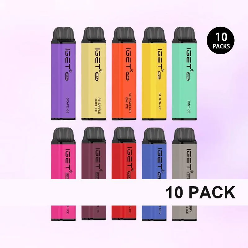 IGET Mega Bundle (10 Pcs) IGET Mega — buy IGET vape online in Australia