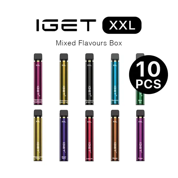 IGET XXL Box Mixed Flavours (10PCS) IGET Wholesale — buy IGET vape online in Australia