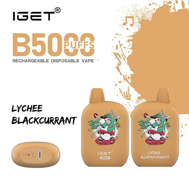 Lychee Blackcurrant – IGET B5000 IGET B5000 — buy IGET vape online in Australia