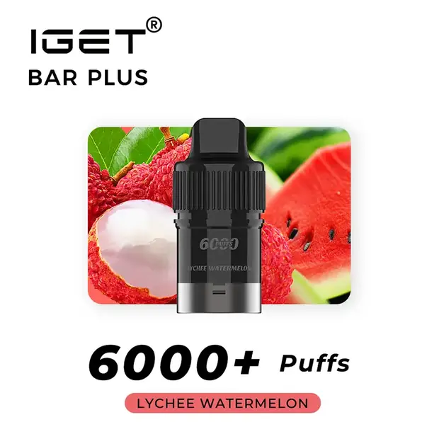 Lychee Watermelon – IGET Bar Plus Pod 6000 Puffs IGET Bar Plus Pod 6000 Puffs — buy IGET vape online in Australia