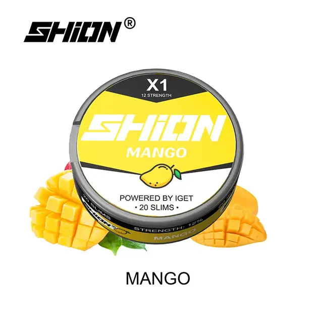 Mango – IGET SHION X1 Nicotine Pouch 12mg IGET Shion X1 Nicotine Pouch — buy IGET vape online in Australia