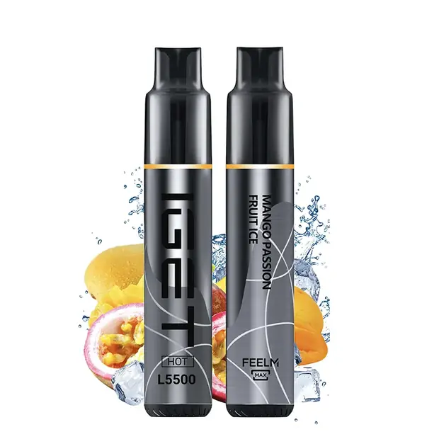 Mango Passion Fruit Ice – IGET HOT 5500 Puffs IGET Hot — buy IGET vape online in Australia