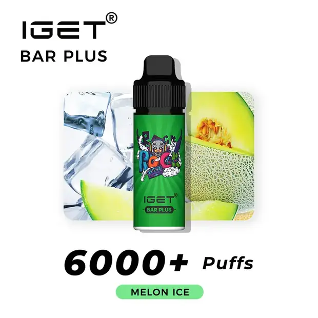 Melon Ice – IGET Bar Plus 6000 Puffs IGET Bar Plus — buy IGET vape online in Australia