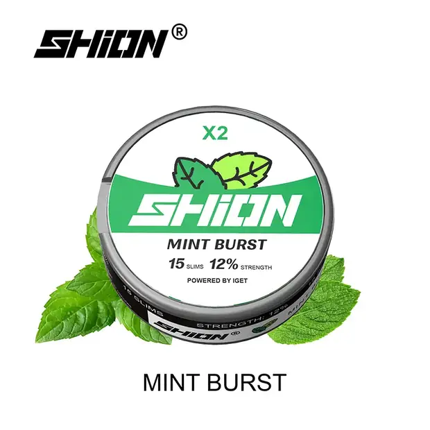 Mint Burst – IGET SHION X2 Nicotine Pouch 12mg IGET Shion X2 Nicotine Pouch — buy IGET vape online in Australia