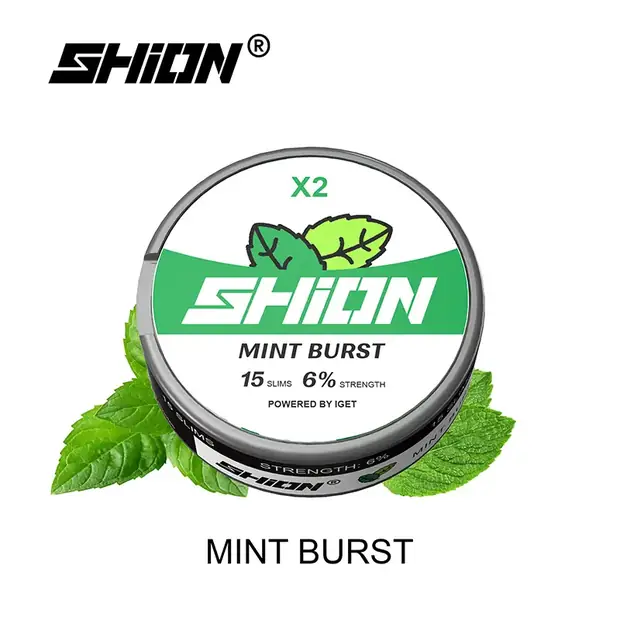 Mint Burst – IGET SHION X2 Nicotine Pouch 6mg IGET Shion X2 Nicotine Pouch — buy IGET vape online in Australia