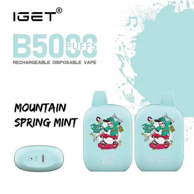 Mountain Spring Mint – IGET B5000 IGET B5000 — buy IGET vape online in Australia