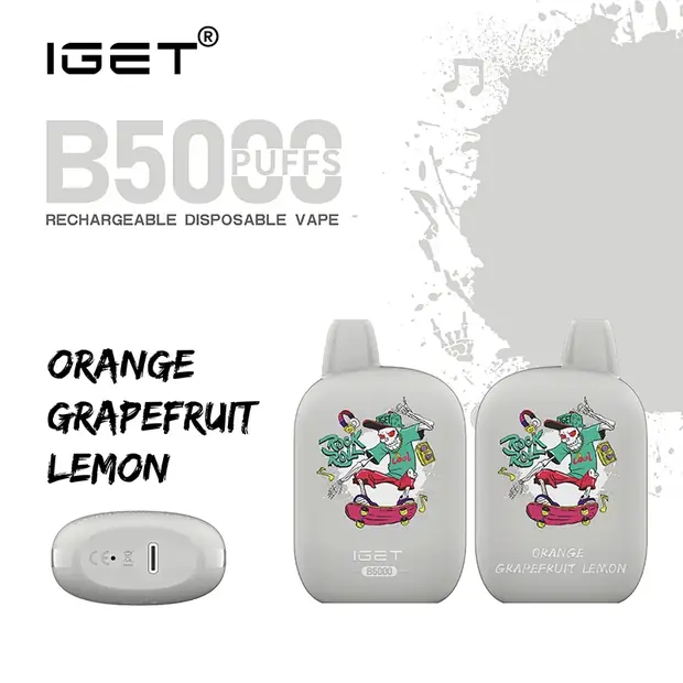 Orange Grapefruit Lemon – IGET B5000 IGET B5000 — buy IGET vape online in Australia