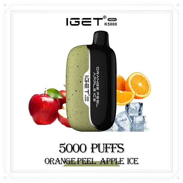 Orange Peel Apple Ice – IGET Moon 5000 Puffs IGET Moon — buy IGET vape online in Australia