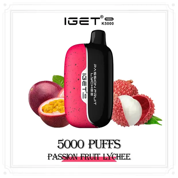 Passion Fruit Lychee – IGET Moon 5000 Puffs IGET Moon — buy IGET vape online in Australia