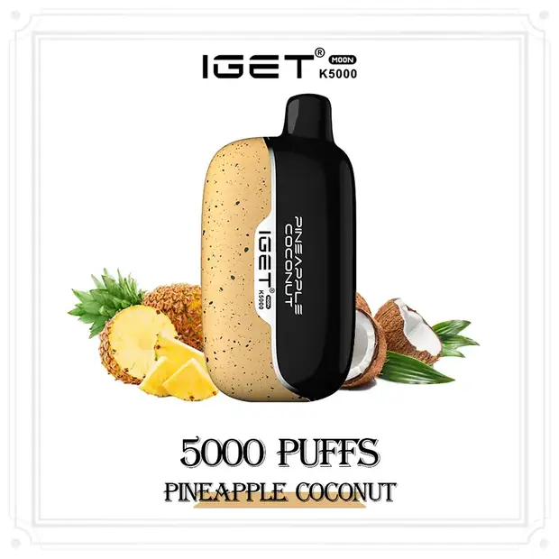 Pineapple Coconut – IGET Moon 5000 Puffs IGET Moon — buy IGET vape online in Australia
