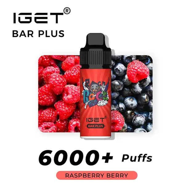 Raspberry Berry – IGET Bar Plus 6000 Puffs IGET Bar Plus — buy IGET vape online in Australia