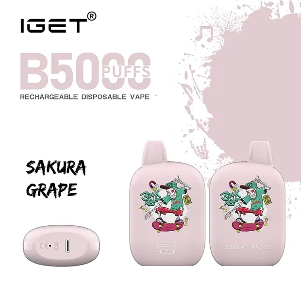 Sakura Grape – IGET B5000 IGET B5000 — buy IGET vape online in Australia