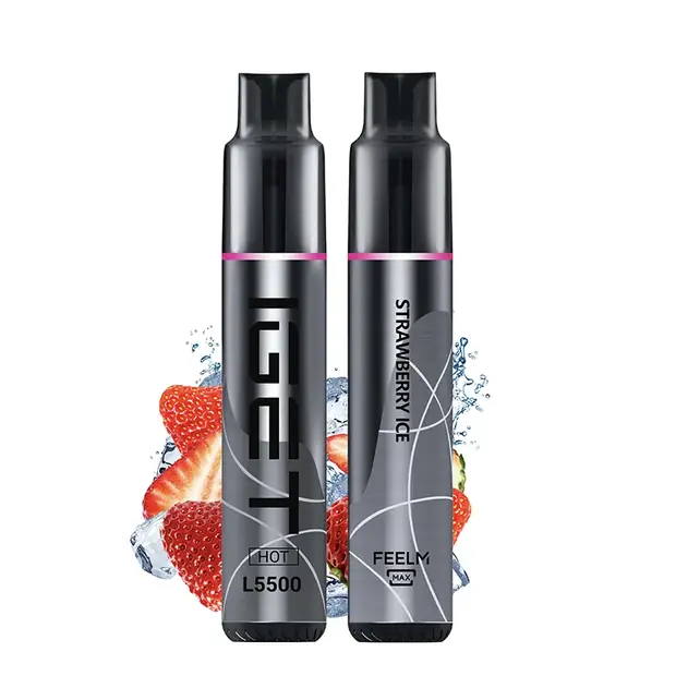 Strawberry Ice – IGET HOT 5500 Puffs IGET Hot — buy IGET vape online in Australia