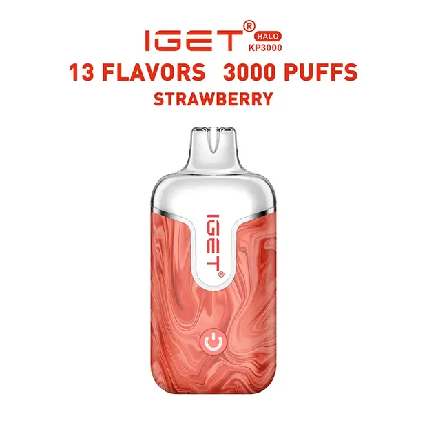 Strawberry – IGET Halo Vape Kit 3000 Puffs IGET Halo Vape Kit — buy IGET vape online in Australia