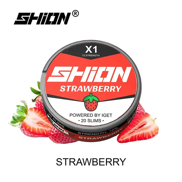 Strawberry – IGET SHION X1 Nicotine Pouch 12mg IGET Shion X1 Nicotine Pouch — buy IGET vape online in Australia