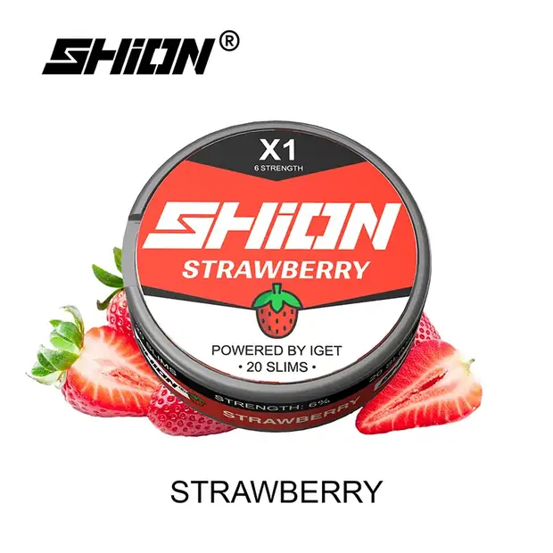 Strawberry – IGET SHION X1 Nicotine Pouch 6mg IGET Shion X1 Nicotine Pouch — buy IGET vape online in Australia