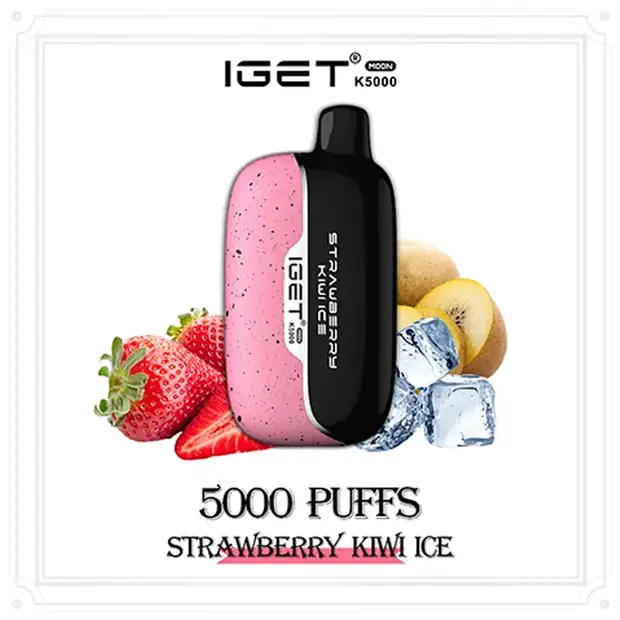 Strawberry Kiwi Ice – IGET Moon 5000 Puffs IGET Moon — buy IGET vape online in Australia