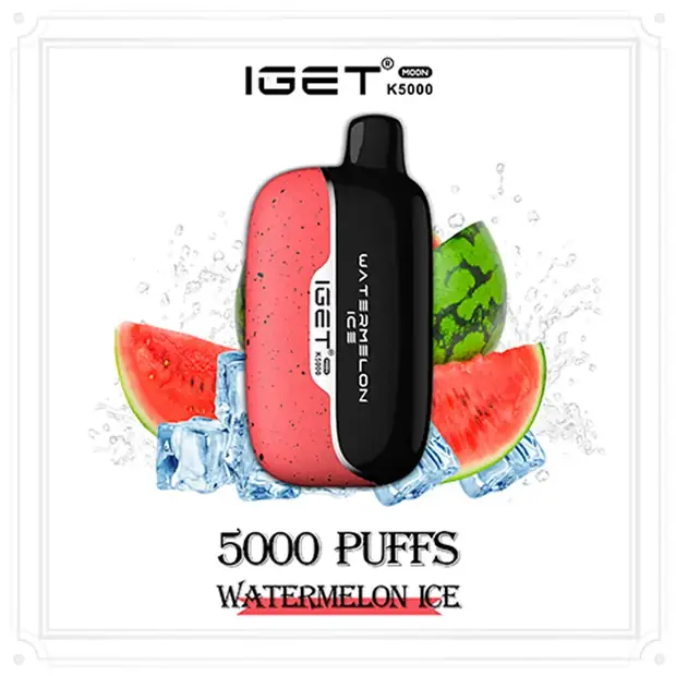 Watermelon Ice – IGET Moon 5000 Puffs IGET Moon — buy IGET vape online in Australia