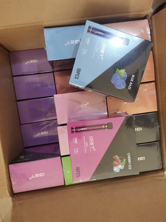 Customer IGET vape order photo